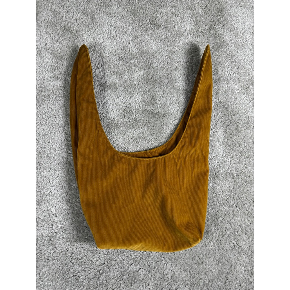 Merit Corduroy Hobo Bag Mustard Yellow Ochre Slouchy Shoulder Bag Minimalist
